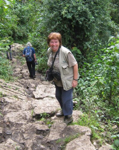 Carol on the Rio Chido Trail